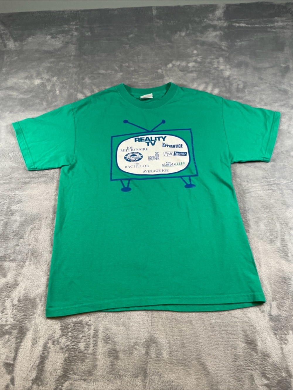 Vtg Y2K Reality Tv T-shirt M Apprentice Survivor Big Brother Simple Life Etc